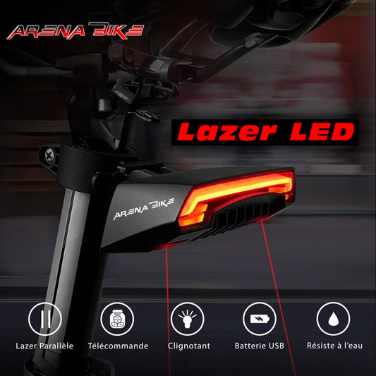 LaserLED™ : Lumière de sécurité pour vélo